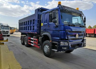 China Blue 371 Horse Power Tipper Heavy Duty Dump Truck for sale