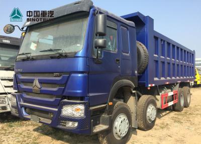 China Euro 2 371HP Heavy Load Truck 8x4 12 Tyre Front Lifting HOWO Tipper Truck for sale