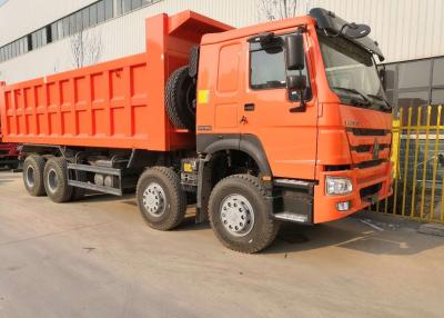China 8x4 Heavy Duty Dump Truck Of HOWO7 Sinotruk , 12 Wheels 25M3 50 Ton Dump Truck for sale