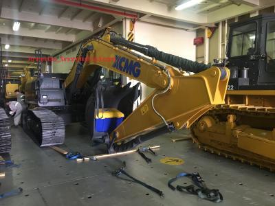China A construção de estradas amarela da máquina escavadora da esteira rolante da cor faz à máquina o baixo consumo de combustível à venda