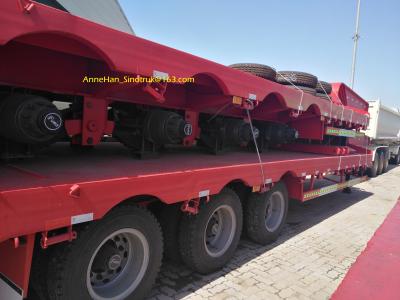 China 3 Axles Double Function Container Semi Trailer , Utility Semi Trailers Heavy Duty Semi Trailers for sale
