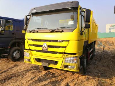 China Yellow Color 10 Tires Big Dump Trucks SINOTRUK HOWO 371HP 6X4 Tipper Truck for sale