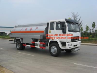 China Remolque euro ligero del depósito de gasolina 140HP del camión del tanque de la gasolina de Sinotruk Howo7 5-6 CBM 4X2 LHD en venta