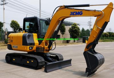 China XCMG XE60D 6 de mini toneladas máquina da máquina escavadora da esteira rolante com sistema hidráulico à venda