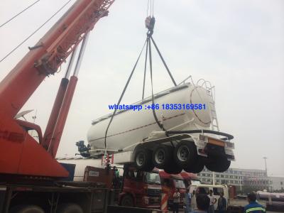 中国 60T Weichaiエンジン60M3の大きさのセメント タンク トレーラー 販売のため