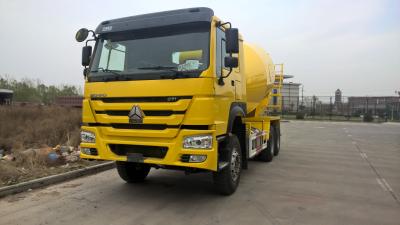 China 6x4 12 Cubic Meters Sinotruk Howo Mobile Concrete Mixer Truck Sinotruk Howo Yellow Color for sale