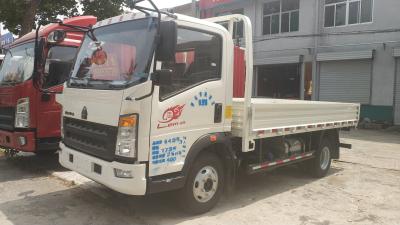 China ISO Passed Sinotruk 10T HOWO 4x2 Euro3 Light Cargo Truck Left Hand Drive With AC for sale
