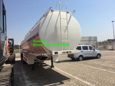China 60T 3 Axles Fuel Oil Tank Trailer With 12.00R20 Tire for sale