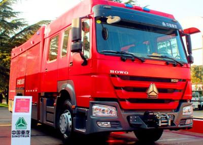 China Rescue Fire Truck 4x2 251hp - 350hp SINOTRUK HOWO Fire Fighter Truck 6m3 Water Tank for sale