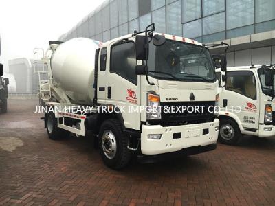 China Mini Sinotruk 4 5 6m3 camiones comerciales de poca potencia Asphalt Concrete Mixing Truck en venta