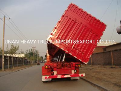 China 3 Axle 4 Axle 35/40 CBM Heavy Duty Semi Trailers 60 Tons Dump Semi Trailer Dumper for sale