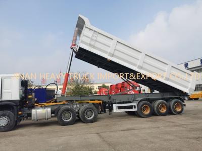 China Three Axle Front 50 Ton Sinotruk Dump Truck For Sand Transport for sale