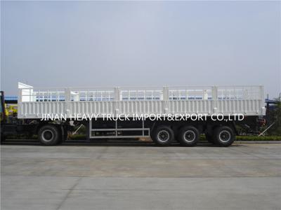 China Three Axle Fence Cargo Trailer Tri Axles Livestock Sidewall Semi Trailer Truck for sale