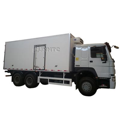 Κίνα 2 άξονας Sino Howo 10wheels 20 τόνος 30 κυβικό 6x4 φορτηγό ψυκτήρων εμπορευματοκιβωτίων ψυγείων καταψύχοντας προς πώληση
