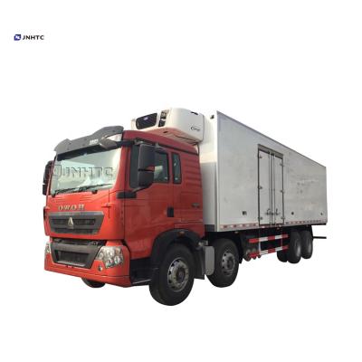 중국 시노트루크 HOWO 45cbm 냉장고 냉동기 8x4는 무거운 트럭을 냉동시키는 트럭 20 톤을 냉동시켰습니다 판매용