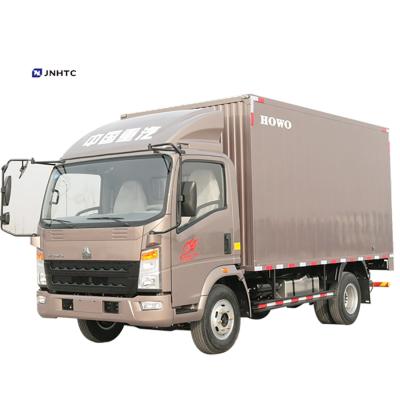 China SINOTRUK HOWO Delivery Van Cargo Box Truck Light Duty 4x2 for sale
