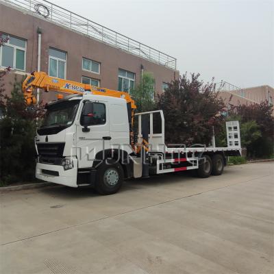 China Truck Mounted Crane Sinotruk A7 Heavy Duty HOWO 6x4 Truck Mounted Crane for sale