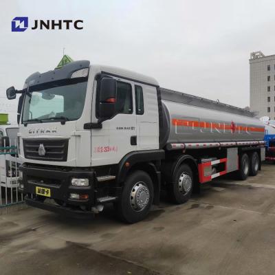 China Sinotruk Howo Euro2 8x4 15cbm Fuel Tank Truck Stainless Steel Aluminum Alloy 5083 for sale