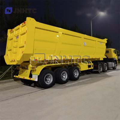 China Drei Achsen-Hochleistungshalb Anhänger der Achsen-3 60 Tonnen der Nutzlasten-45CBM Dump-Kipper- zu verkaufen