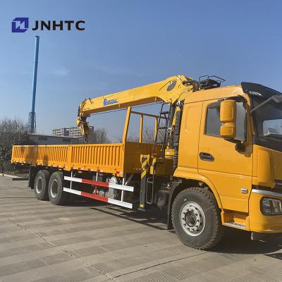 China Caminhão reto de 30 toneladas da carga do guindaste do braço de Shacman h3000 f3000 x3000 6x4 montado com de 10 toneladas à venda