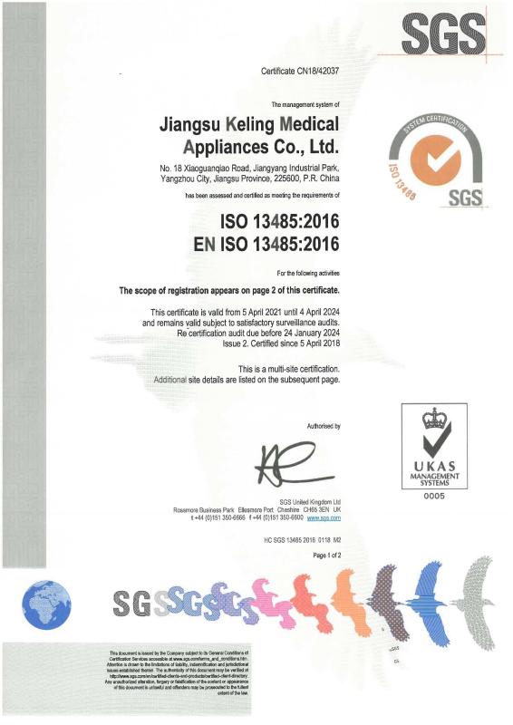 ISO 13485 - Keling Medical