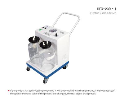 China DFX-23D·I ELECTRIC SUCTION MACHINE democratic republic of congo operating room equipment for sale