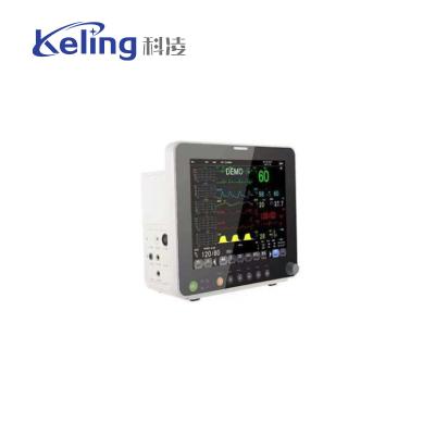 China KL-12F Hospital Touch Screen Portable Ccu Hwatime Multiparameter Vital Sign Monitor Parameters for sale