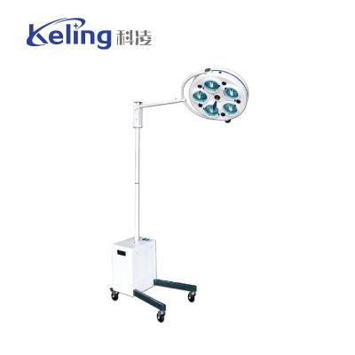 China Medical Mobile LED Shadowless Operating Light 4000k 50000lux Illumination for sale