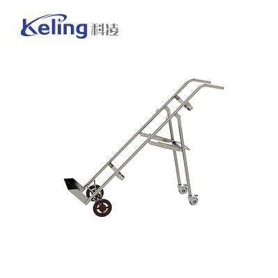 China Stainless Steel Oxygen Bottle Trolley Gas Cylinder Oxygen Tank Trolley KL-TC041 for sale