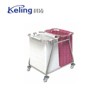 中国 AISIのステンレス製の洗濯物入れのトロリーつや出しの600MM幅 販売のため