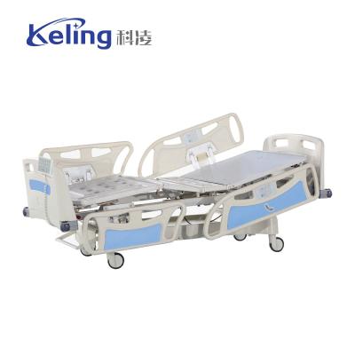 China KL-D5618K(III) Electric Hospital Bed Five Function Electric Intensive Care Hospital Patient Bed for sale