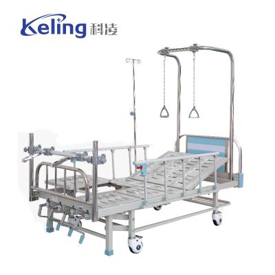 China Camas de hospital manuales de la cama de hospital de las manivelas pacientes de alta calidad de la cama 4 en venta