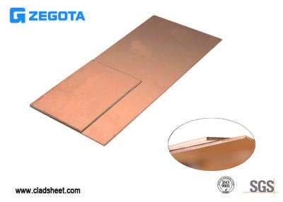 China Hot Rolled 3 Layer 0.01mm Copper Clad Steel Sheet for sale