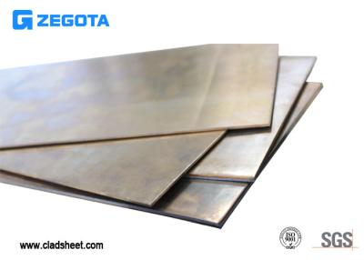 China High Magnetic Conductivity ISO 0.1mm Copper Clad Steel Sheet for sale