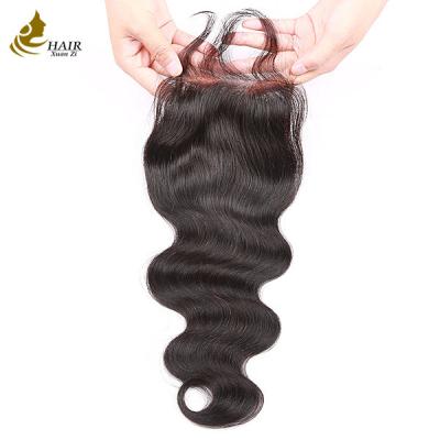 China HD 5X5 6X6 4x4 Curly Closure Hair Piece Virgem cabelo humano à venda