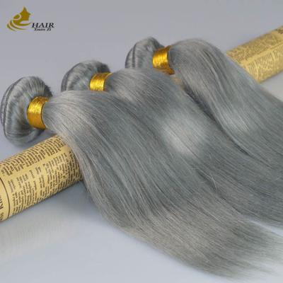 China 100% Virgin Ombre Human Hair Extensions Invisi Tape gray for sale