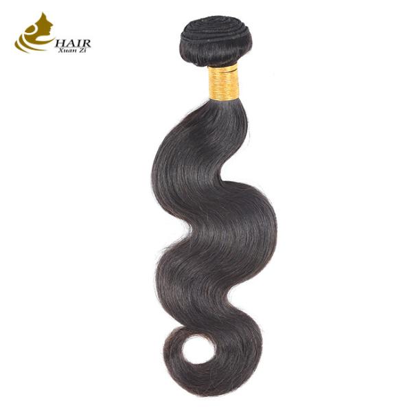 Quality Burgundy Peruvian Remy Human Hair Extensions Weave Bundles With Closure for sale