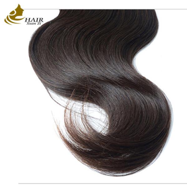 Quality Burgundy Peruvian Remy Human Hair Extensions Weave Bundles With Closure for sale