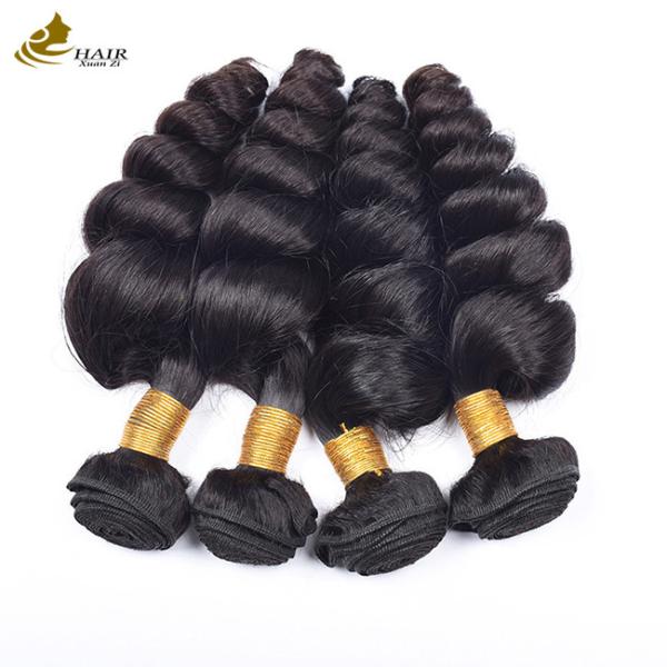 Quality Brazilian Virgin Human Hair Weft Weave Bundles Loose Wave for sale
