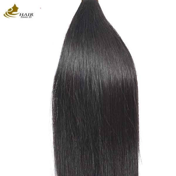 Quality Unprocessed Straight Raw Human Hair Bundles Weft Peruvian for sale