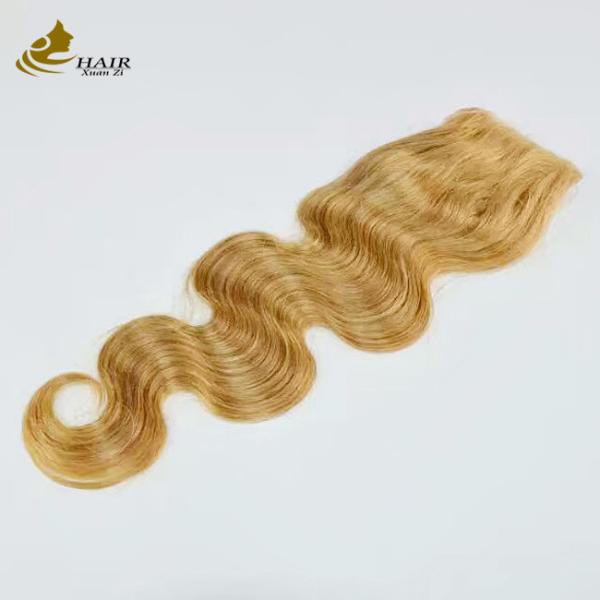 Quality Brown Remy Ombre Human Hair Extensions Body Wave Bundles With Lace Closure for sale
