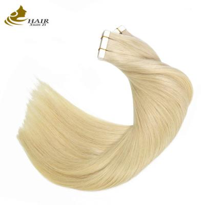 China Double Sided Adhesive Tape In Hair Extensions Hybrid Weft Extensions for sale