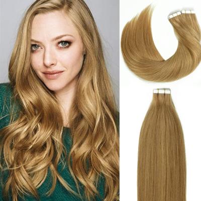 China Indian Virgin Invisible Tape In Extensions Remy Wigs In Bulk for sale