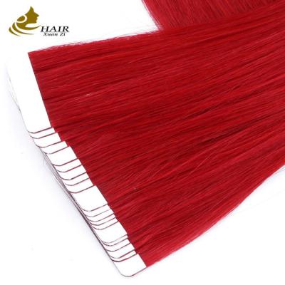 China Double Drawn Tape In Hair Extensions 16 Inch Adhesive for sale