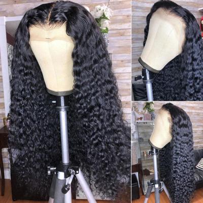 China Frente encaje personalizado de cabello humano Pelucas realistas sin gorra en venta