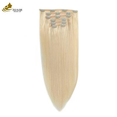 China 613 Colored 30 Inch Clip In Hair Extensions Pony Tail Hair Piece for sale