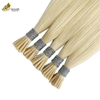 China Indian Remy Keratin Prebonded Hair Extensions I Tip Customized for sale