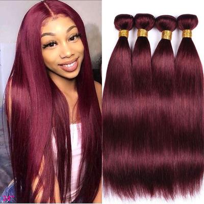 China 8Inch-30Inch 99j Burgundy Wig Body Wave Human Hair Extensions for sale
