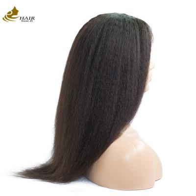 Κίνα Κίνκι Στερεό Προσαρμοσμένο ανθρώπινο μαλλί περούκες 13 * 4 Μπροστά Δαντέλα ανθρώπινο μαλλί περούκα προς πώληση