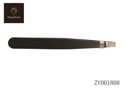Китай Очень плотные щипчики брови инструмента Plucker брови укуса плоско наклоняют черный цвет продается